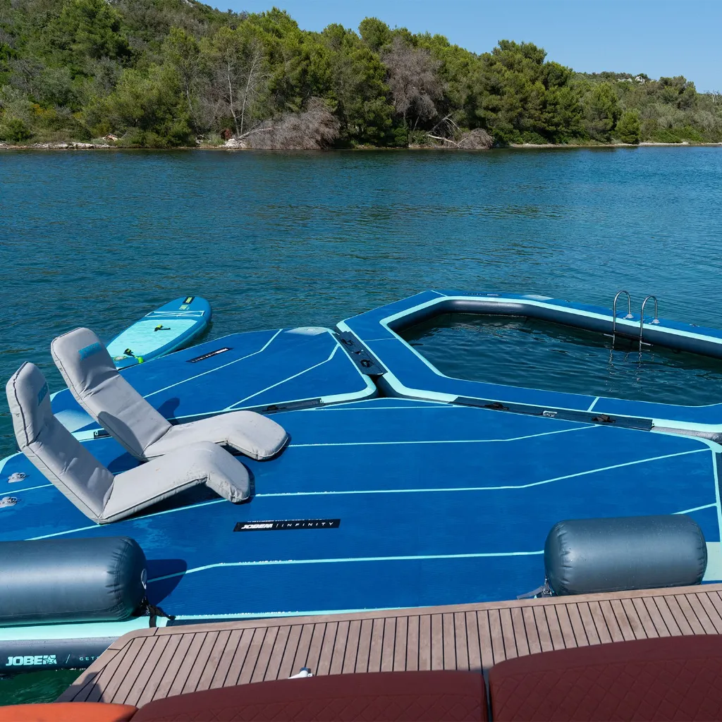 Inflatable yacht island supplied in Malta