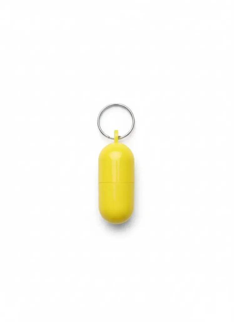 Keychain Yellow Float