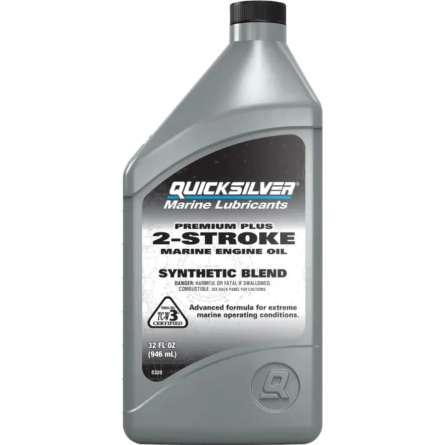 Quicksilver 1 Premium plus 2-stroke outboard oil  TC-W3 1L