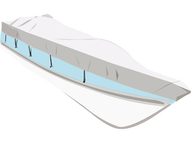 Talamex Boat Cover Grey (S-564x239cm)