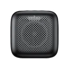 VEHO MZ4 Portable Wireless Speaker Passive Bass Enhancer BT Speaker Black