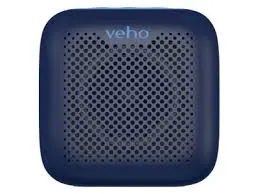 VEHO MZ4 Portable Wireless Speaker Passive Bass Enhancer BT Speaker Blue