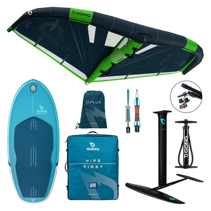 GONG Pack Wing Inflatable HIPE First - 5'5 / Navy Full Package