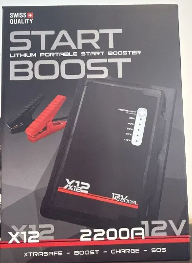 [x12] Booster JUMP START USB CHARGER 12v 2200AA X12