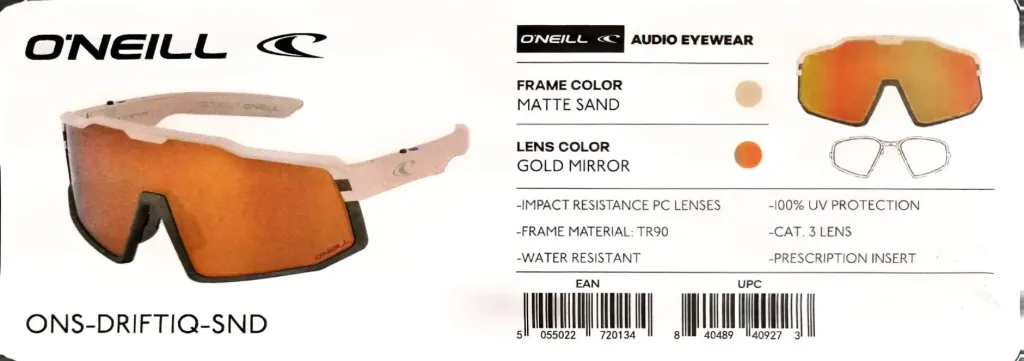 O'Neill Audio Eyewear Sunglasses matte sand