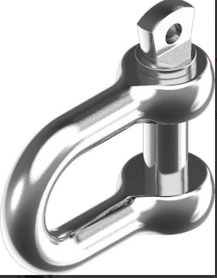 [M8258410] Stainless Steel D-Shackle A4 10mm F