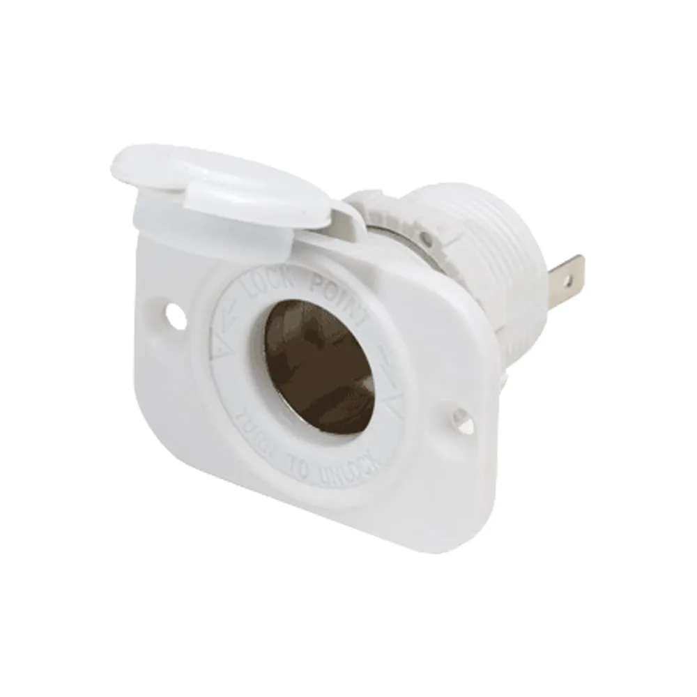Blue sea 12v dc socket white F
