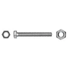Marinetech Slotted Countersunk Head Screws + Hexagon Nuts M5 x 40 + M5 SW8 6pcs F