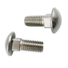 Mushroom Head Square Neck Bolts + Hexagon Nuts M6 x 25 + M6 SW10 4pcs F