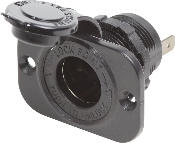 [1011] blue sea 12v dc socket Black F